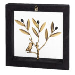 Wisdom Owl - Wood Art Frame 21X21cm - Image 2