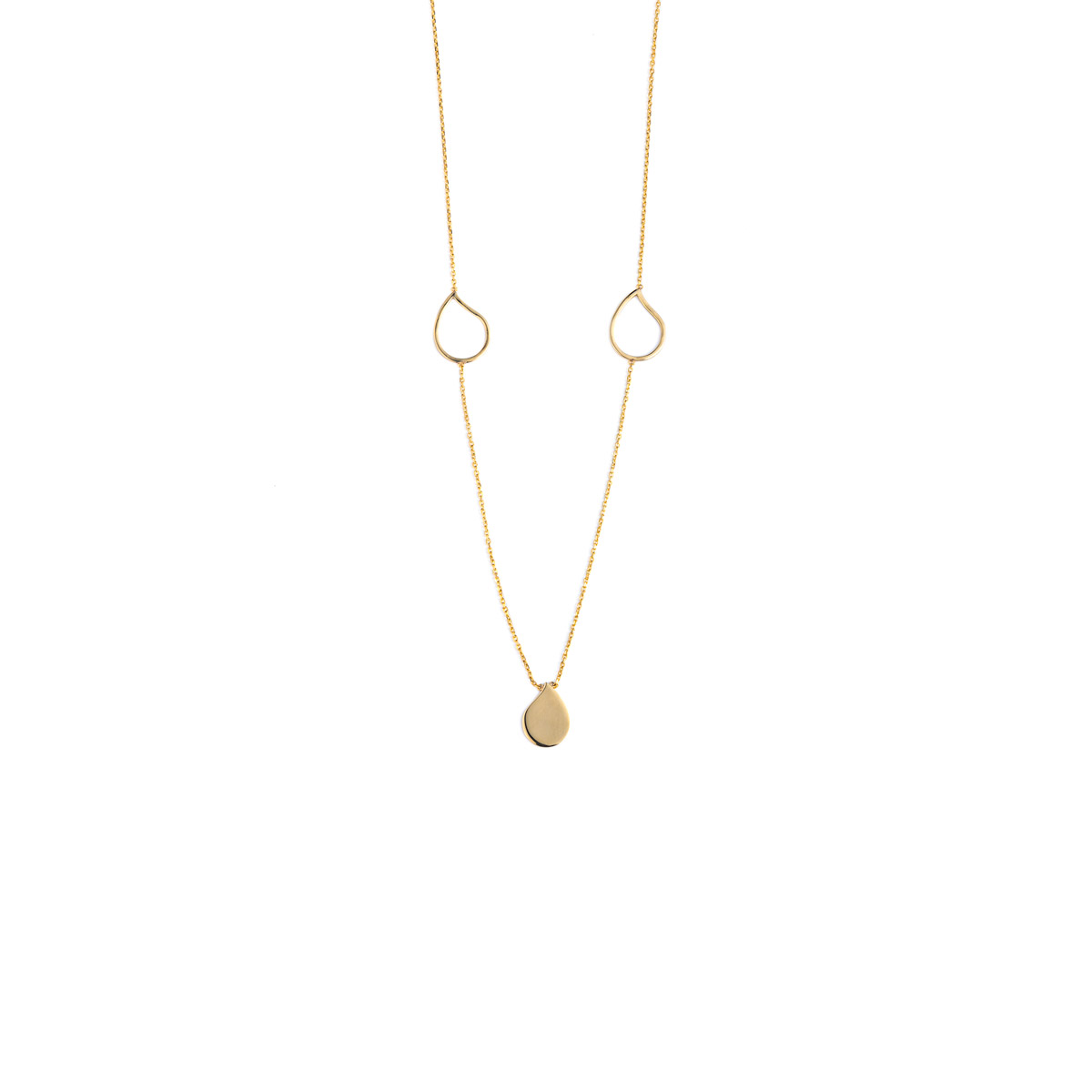 Drop Necklace - 14K Gold