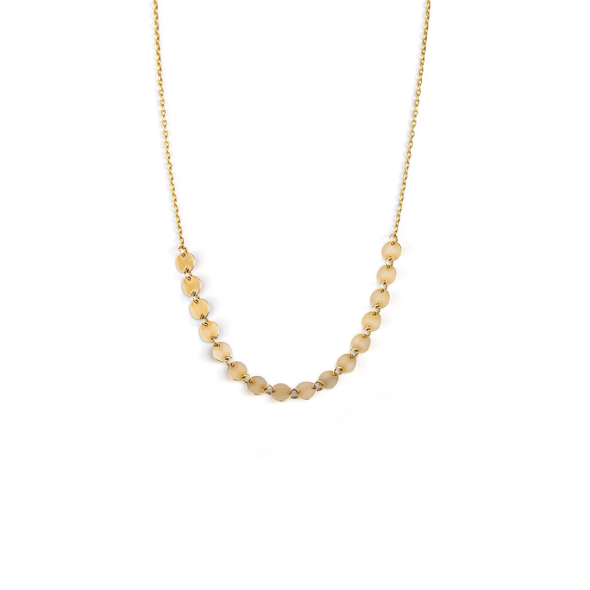 14K Gold Coins Necklace