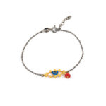 925 Sterling silver Evil Eye bracelet with enamel