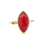 Coral Doublet Ring