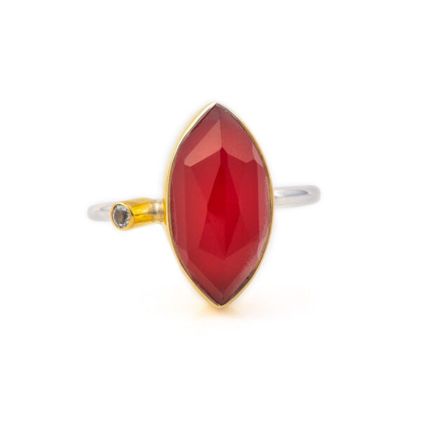 Coral Doublet Ring
