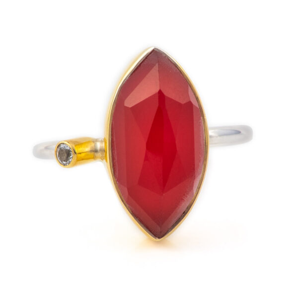 Coral Doublet Ring