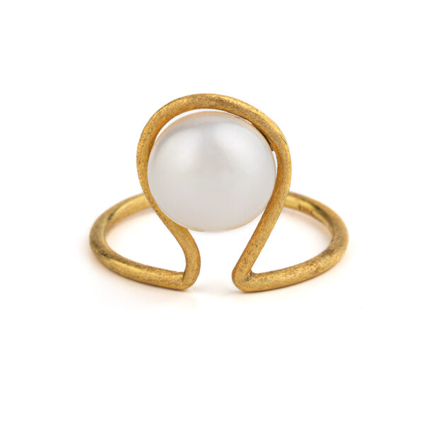 Alcyone Pearl Ring - 14K Gold
