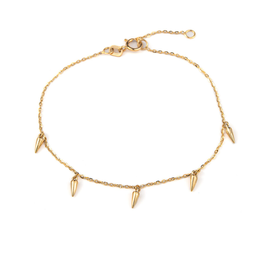 Charm Chain Bracelet - 14K Gold