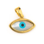 Sterling Silver 925⁰ Gold Plated Evil Eye Pendant