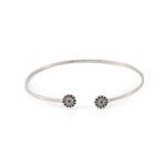 Sterling Silver Evil Eye Bracelet with Zircons