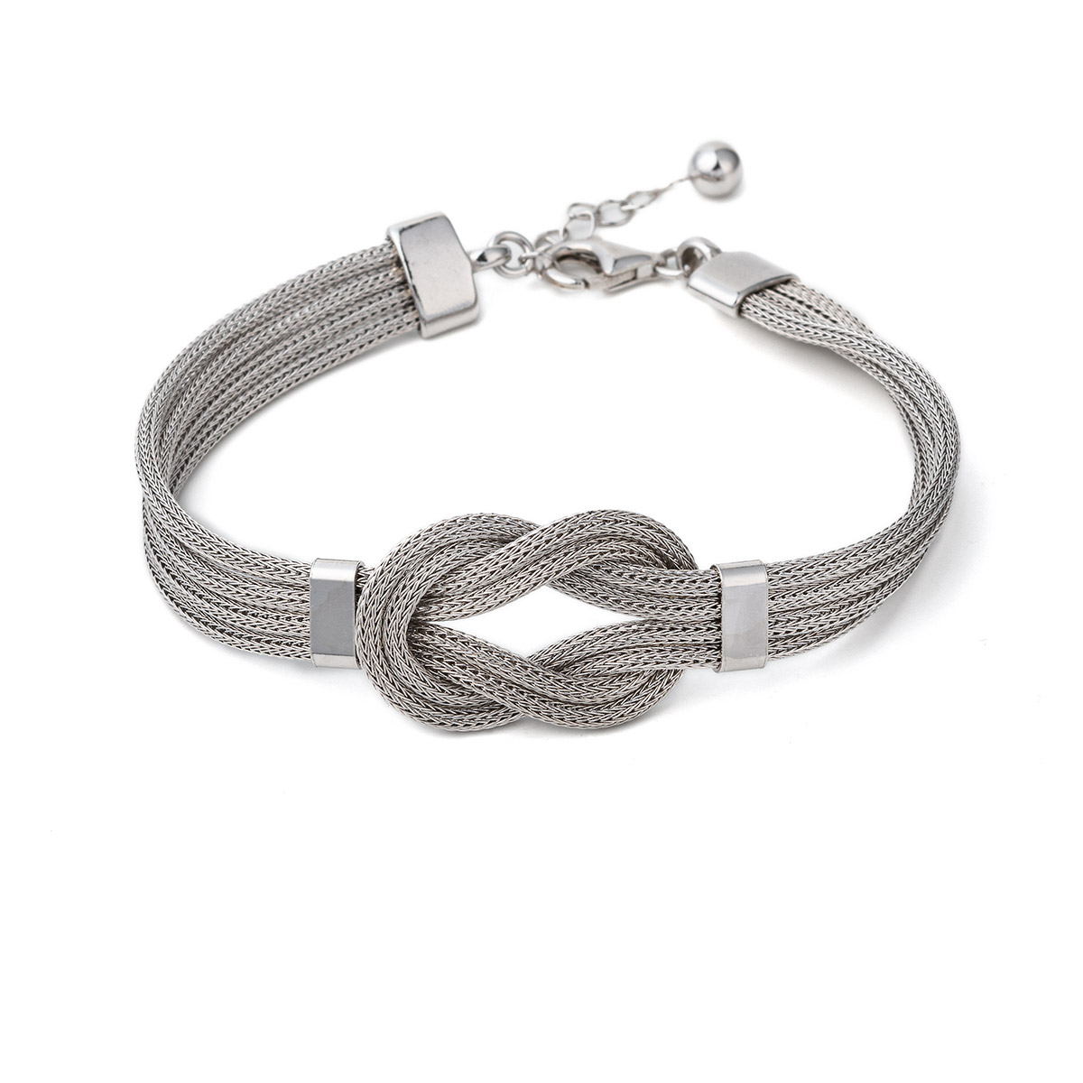 Knot Chain Bracelet - 925 Sterling Silver