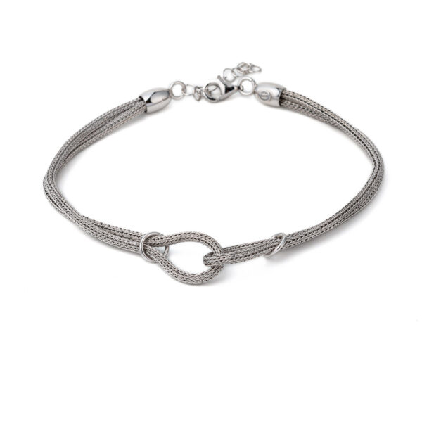 Knot Chain Bracelet - 925 Sterling Silver