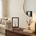 Bronze olive tree – Wood art frame 20X30cm - Image 2