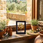 Bronze Olive Tree - Wood Art Frame 15X20cm - Image 2