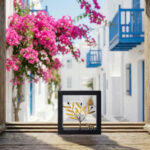 Δέντρο Ελιάς και Γαϊδουράκι - Ξύλινο Πλαίσιο 20X20cm - Image 2