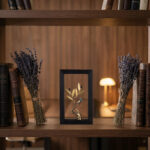 Bronze Hand Holding Olive Branch - Wood Framed 15X25cm - Image 2