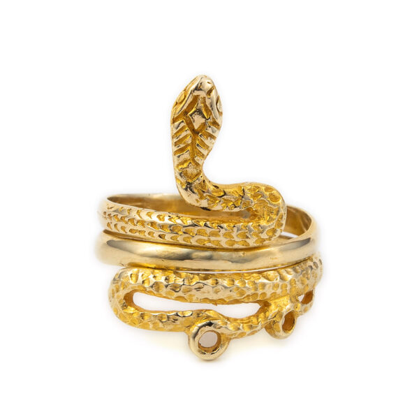 Snake Ring – 14K Gold