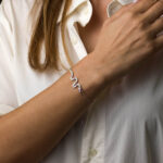 Snake Bracelet with zircons