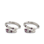 Snake Hoop Earrings - 925 Sterling Silver