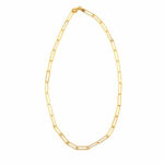 Αλυσίδα Paperclip - Ασήμι 925 Επιχρυσωμένη - Image 3