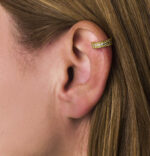 Gold Plated Ear Cuffs with zircons