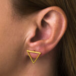 Triangle Stud Earrings