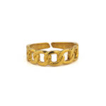 Chain Ring - 925 Sterling Silver