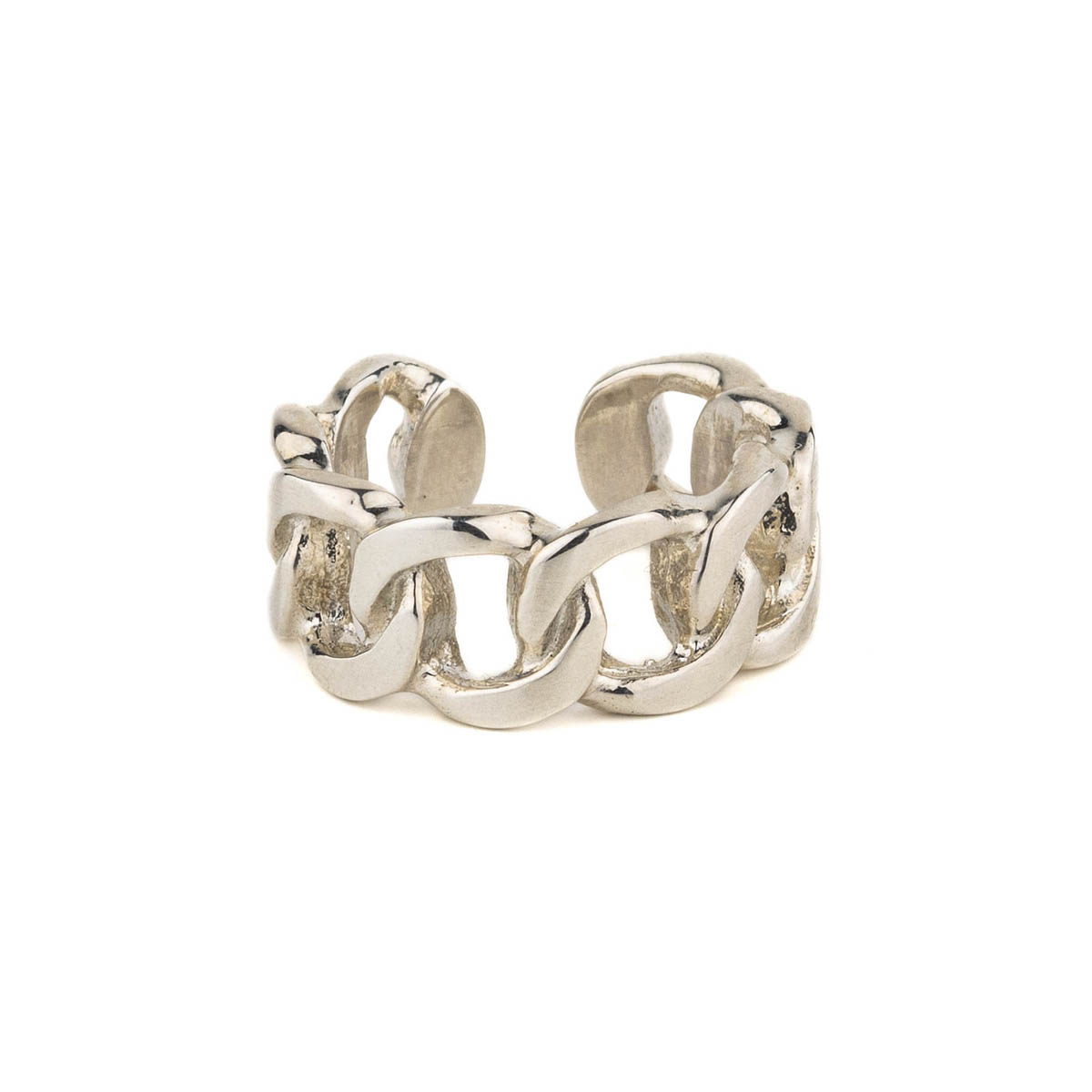Cuban Chain Ring - 925 Sterling Silver