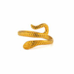 Snake Ring – 925 Sterling Silver and Gold Plated