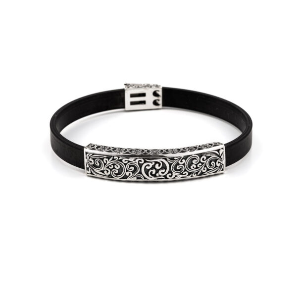 Byzantine Floral Bracelet – Sterling Silver Yianni Jewelry