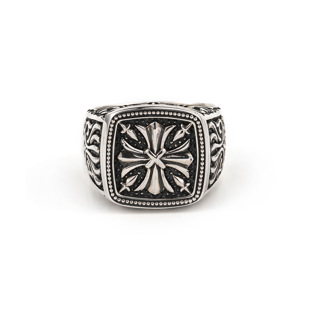 Cross Ring Sterling Silver - Yianni Jewelry