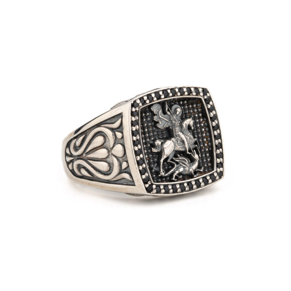 Aries Ram Head Ring Sterling Silver- Yianni Jewelry - George Art