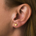 Heart Earrings – 925 Sterling Silver and Gold Plated
