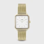 Cluse La Tétragone Mesh White Gold