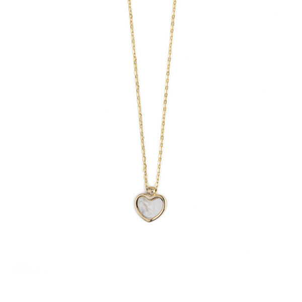 Fildisi Heart Necklace - 14K Gold