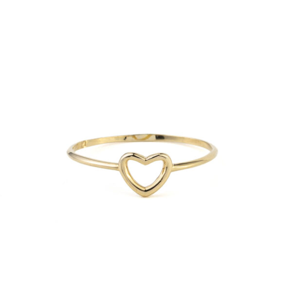 Δαχτυλίδι Καρδιά – Χρυσό 9Κ