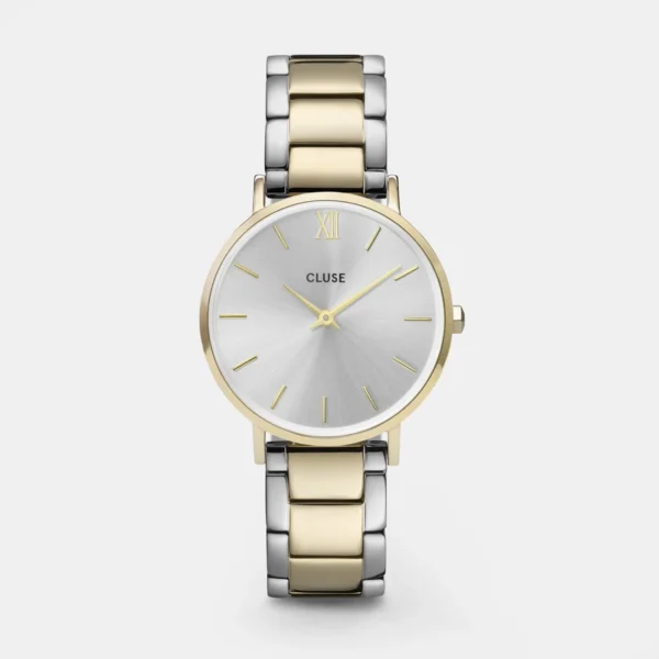 Cluse Minuit Steel Bicolour