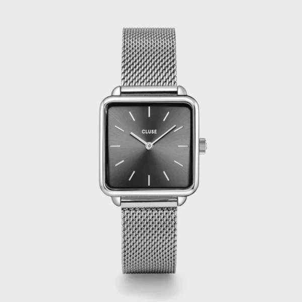 Cluse La Tétragone Mesh Dark Grey Silver