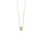 Round Clover Necklace - 14K Gold