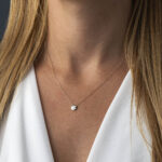 Round Clover Necklace - 14K Gold - Image 2