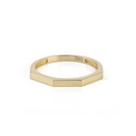 14K Gold Geometric Ring