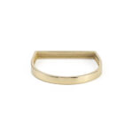 14K Gold Geometric Stacking Ring