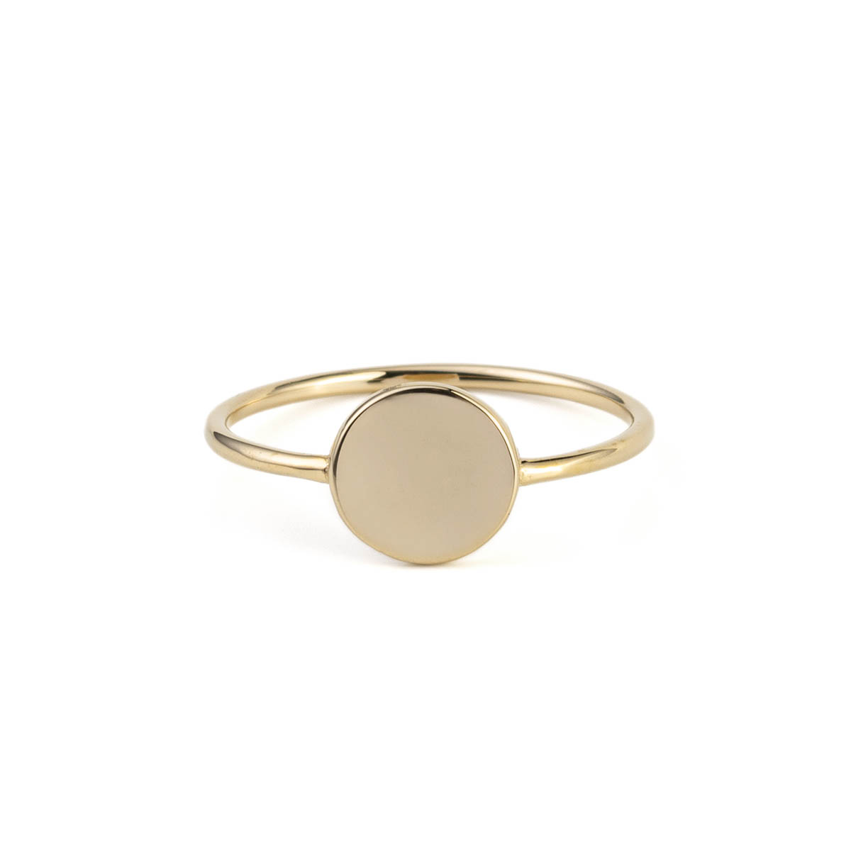 Circle Band Ring - 14K Gold
