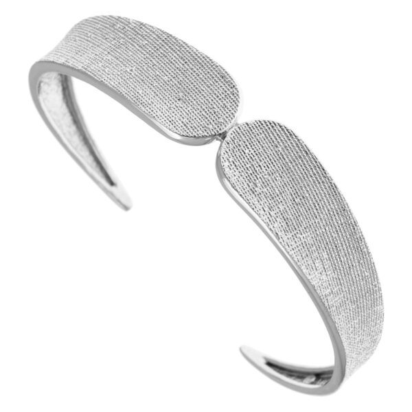 GREGIO Βραχιόλι Cuff - Ασήμι 925 Επιπλατινωμένο