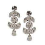 GREGIO Earrings silver 925 rhodium plated