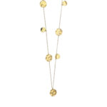 GREGIO Κολιέ με Κύκλους - Ασήμι 925 Επιχρυσωμένο