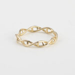 14K Gold Twisted Ring