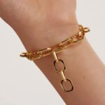 PD Paola Βραχιόλι Small Signature Chain - Ασήμι 925 Επιχρυσωμένο - Image 4