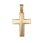 14K Gold Thick Baptism Cross
