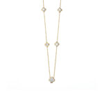 Fildisi Clovers Necklace - 14K Gold