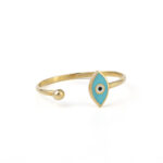 Open Eye Ring – 14K Yellow Gold
