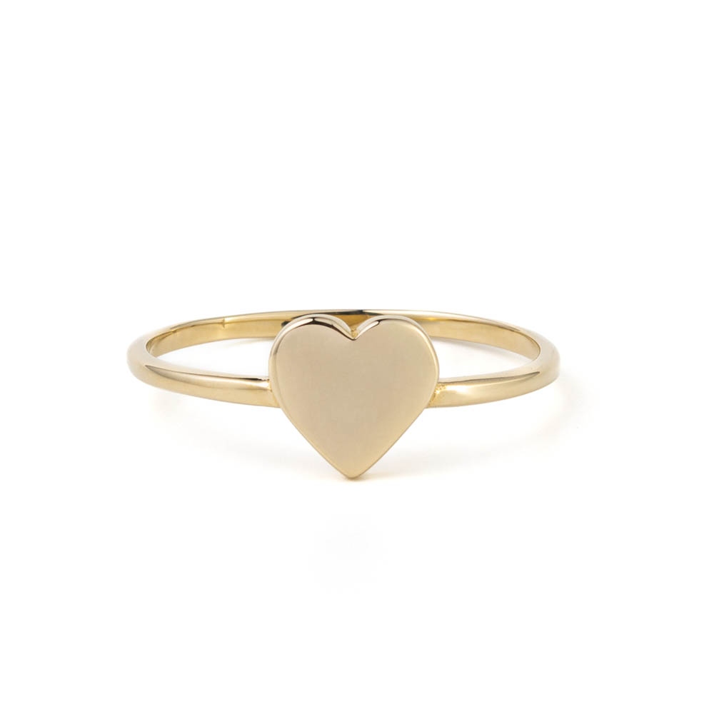 Love Heart Ring – 14K Gold
