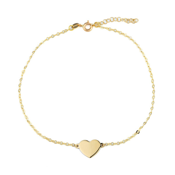 Anklet Heart - 14K Gold